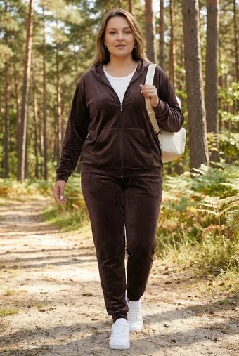 Tyrkysová velúrová tepláková súprava