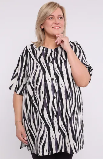 Béžová zebra tunika