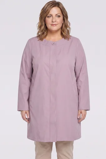Elegantný ružový kabát