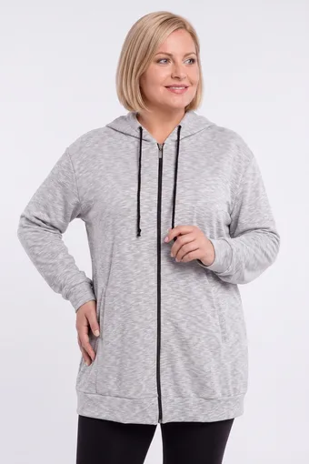 Sivá dlhá mikina